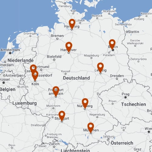 Standortübersicht Bankpower